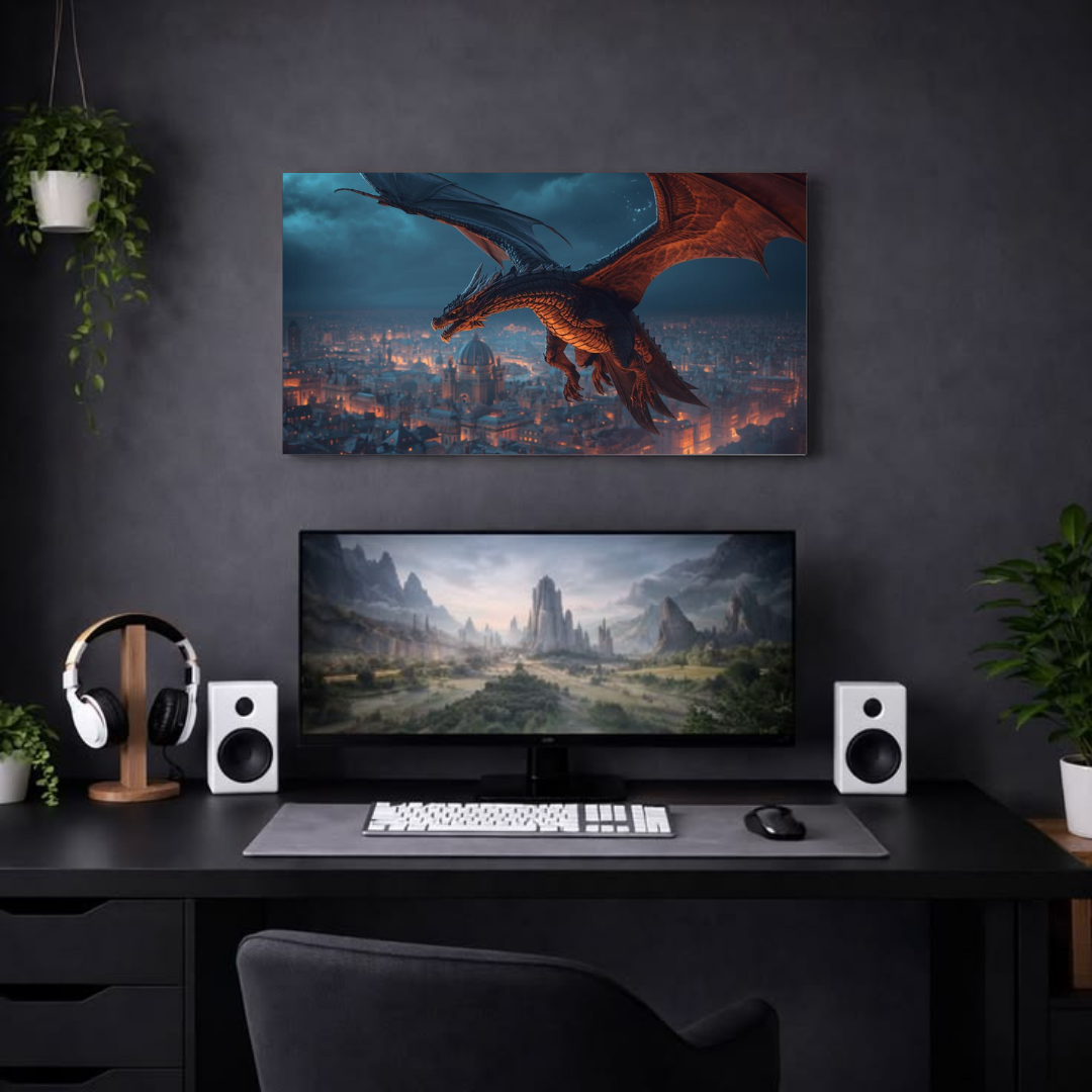 Dragon Over the City of Light