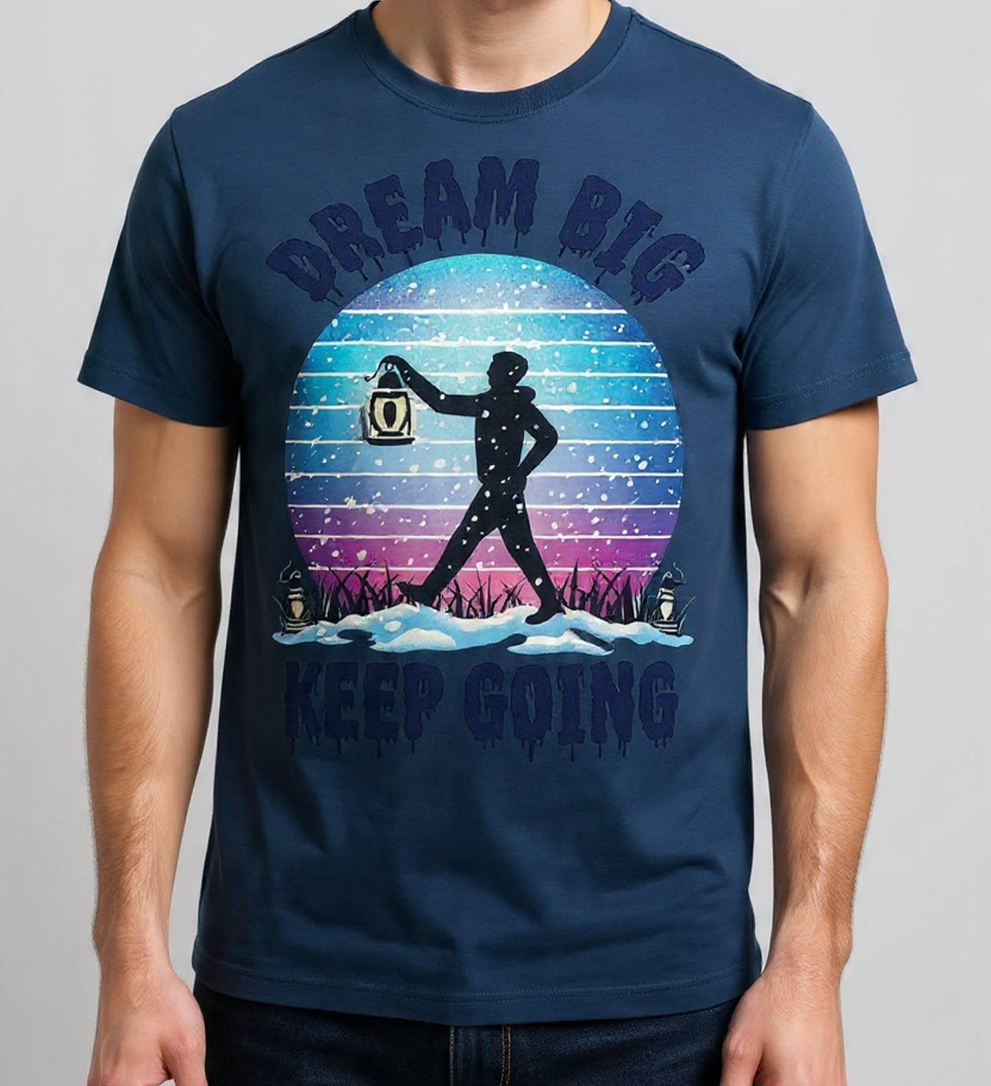 Vintage Winter Graphic Featuring Motivational