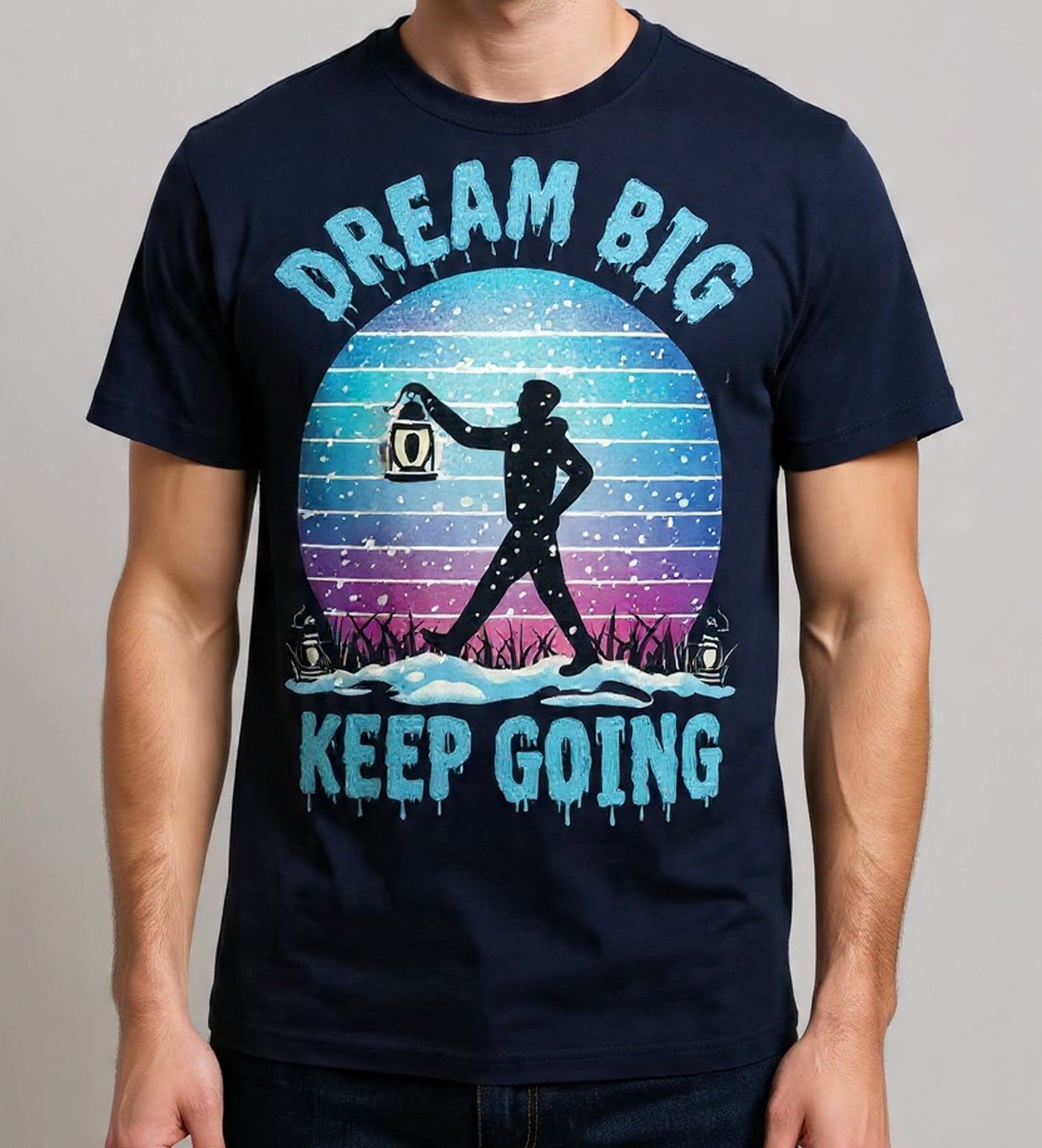 Vintage Winter Graphic Featuring Motivational